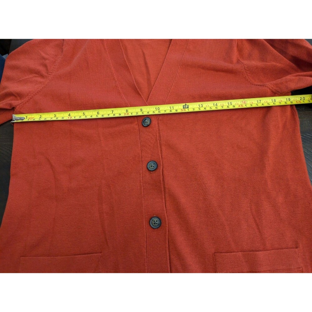 Pendleton Womens Silk Colby Cardigan Button Front Pockets Mid Weight Large NWOT - Picture 8 of 9